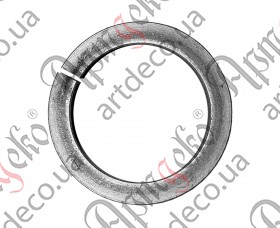 Кованое кольцо 150х12 невальц. - изображение