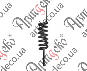 Кованая спираль 190х30х5 - изображение