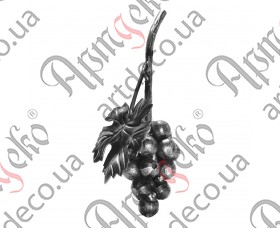 Кованый виноград 170x100x8 - изображение