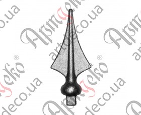 Forged spear 140x50x15х15 - picture