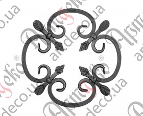Forged rosette 280x280x10 - picture