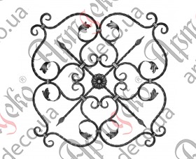 Forged rosette 800x800x12 - picture