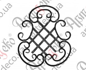 Forged rosette 400x350x14x7 - picture