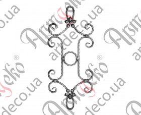 Forged rosette 900x385x12 - picture