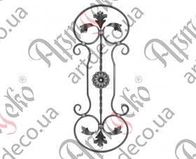 Forged rosette 800x300x14x7 - picture