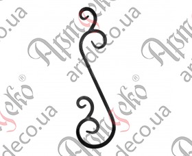 Forged rosette 150x530x12 - picture