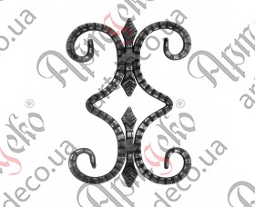 Forged rosette 240x180x10 - picture