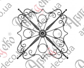 Forged rosette 610x610x12x6 - picture