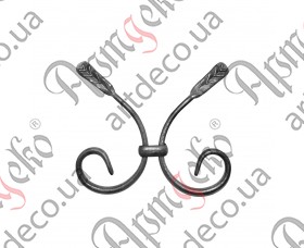 Forged rosette 155x185x12x6 - picture