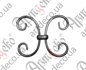 Forged rosette 125x160x12x6 - picture