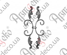 Forged rosette 330x160x12x6 - picture