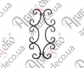 Forged rosette 375x190x12x6 - picture