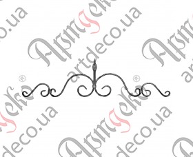 Forged rosette 210x820x12x6 - picture