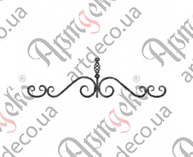 Forged rosette 260x970x12 - picture