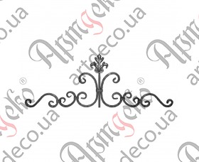 Forged rosette 340x1000x12 - picture