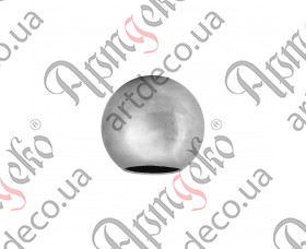 Кованый шар полый D20 с отверстием - изображение