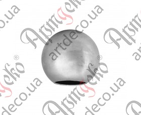 Кованый шар полый D50 с отверстием  - изображение