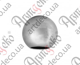 Кованый шар полый D60 с отверстием  - изображение