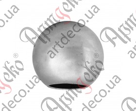 Forged hollow sphere D100  with hole - picture