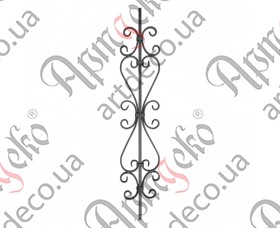 Forged baluster 950x175x12 - picture