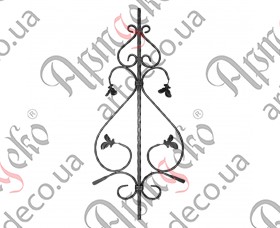 Forged baluster 800x320x12 - picture