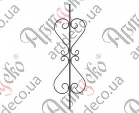 Forged baluster 950x285x12 - picture