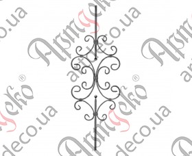 Forged baluster 950x320x12 - picture