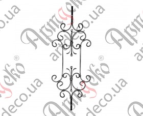 Forged baluster 950x350x12x6 - picture