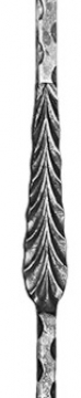 Forged baluster 950x30х12 beaten - 2 - picture