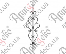 Forged baluster 950x240x14 - picture