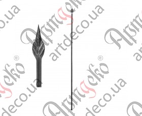 Forged baluster 1500x12 smooth - picture