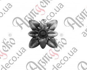 Кованый цветок 60х60х24 - изображение