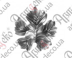 Forged leaf 125x115x1,5 - picture