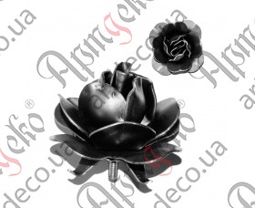 Кованая роза 50х88х2 - изображение