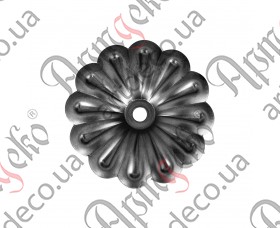 Forged flower 97x1,5х8 - picture