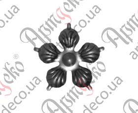 Forged flower 90x2 - picture