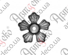 Forged flower 85x2х10 - picture