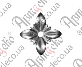 Кованый цветок 60х1,2 отверстие 8 - изображение