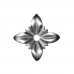 Кованый цветок 60х1,2 отверстие 8 - 2 - изображение
