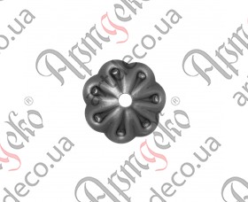 Forged flower 40x1х5 - picture