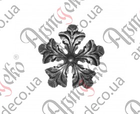 Forged flower 82х2 - picture
