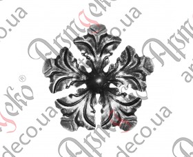 Forged flower 140х2 - picture