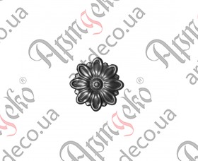 Кованый цветок 55х1,2 - изображение