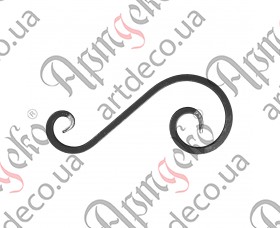 Forged scroll S 240x100x12 - picture