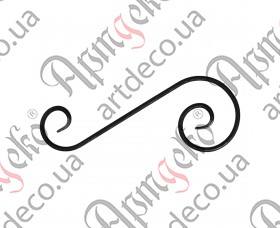 Forged scroll S 160x80x10 - picture