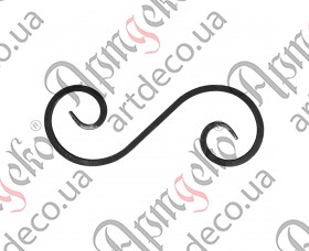 Forged scroll S 195x80x10 - picture