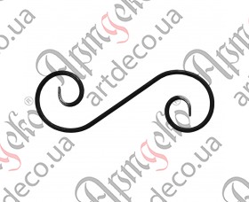 Forged scroll S 195x75x10 - picture