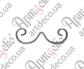 Forged scroll 235x85x12x6 - picture