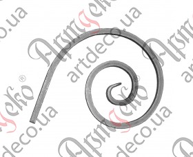 Forged scroll 290x220x12 - picture
