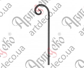 Forged scroll 110x500x12 - picture